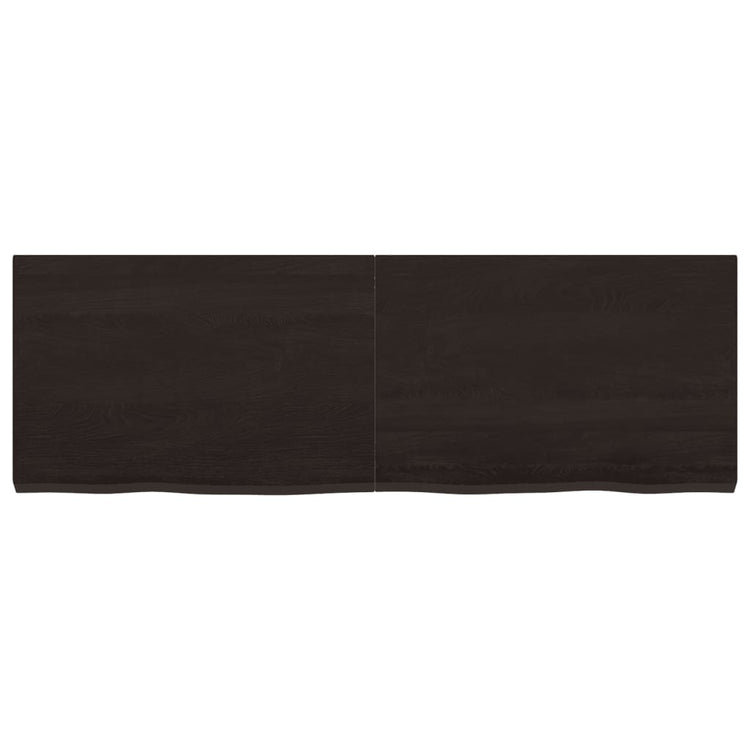 Tableau de lavabo VIDAXL 120x40x (2-4) CM BOUR MORD SUPÉ TRAITÉ