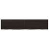 Vidaxl Washingin Sheet 140x30x (2-6) CM Bround foncé en bois massif traité