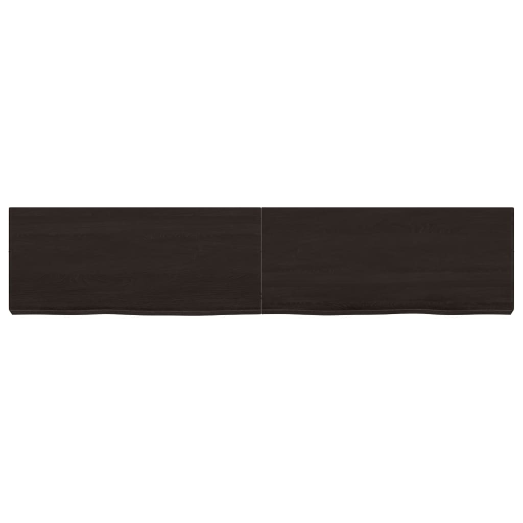 Vidaxl Washingin Sheet 140x30x (2-6) CM Bround foncé en bois massif traité
