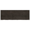 Vidaxl Washingin Feille 180x60x (2-4) cm Bround foncé en bois massif traité