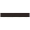 Vidaxl Washingin Feille 200x30x (2-6) cm Bround foncé en bois massif traité