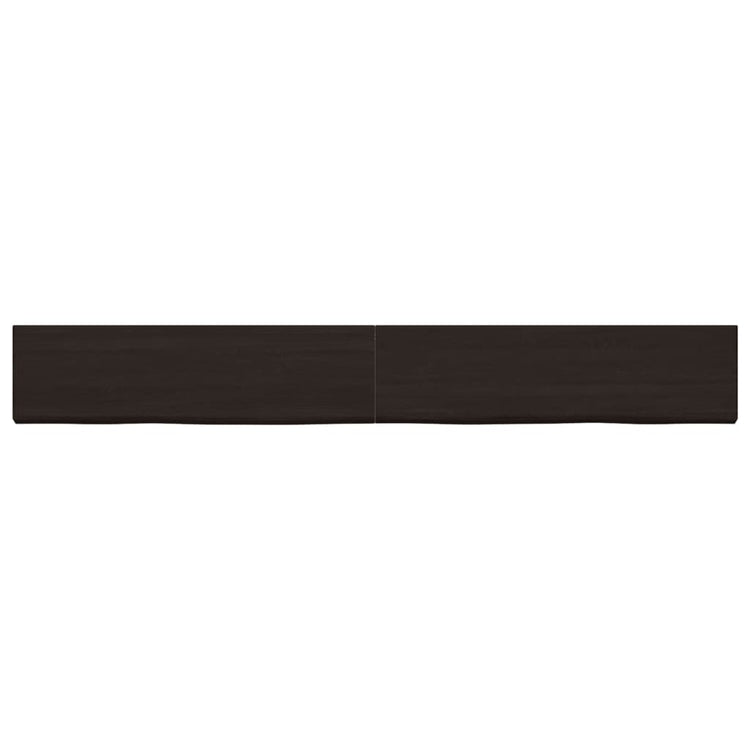 Vidaxl Washingin Sheet 220x30x (2-6) CM Bround foncé en bois massif traité
