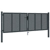 Vidaxl Port 300x125 cm Anthracite en acier -colore