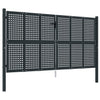 Vidaxl Port 300x150 cm Anthracite en acier -colore