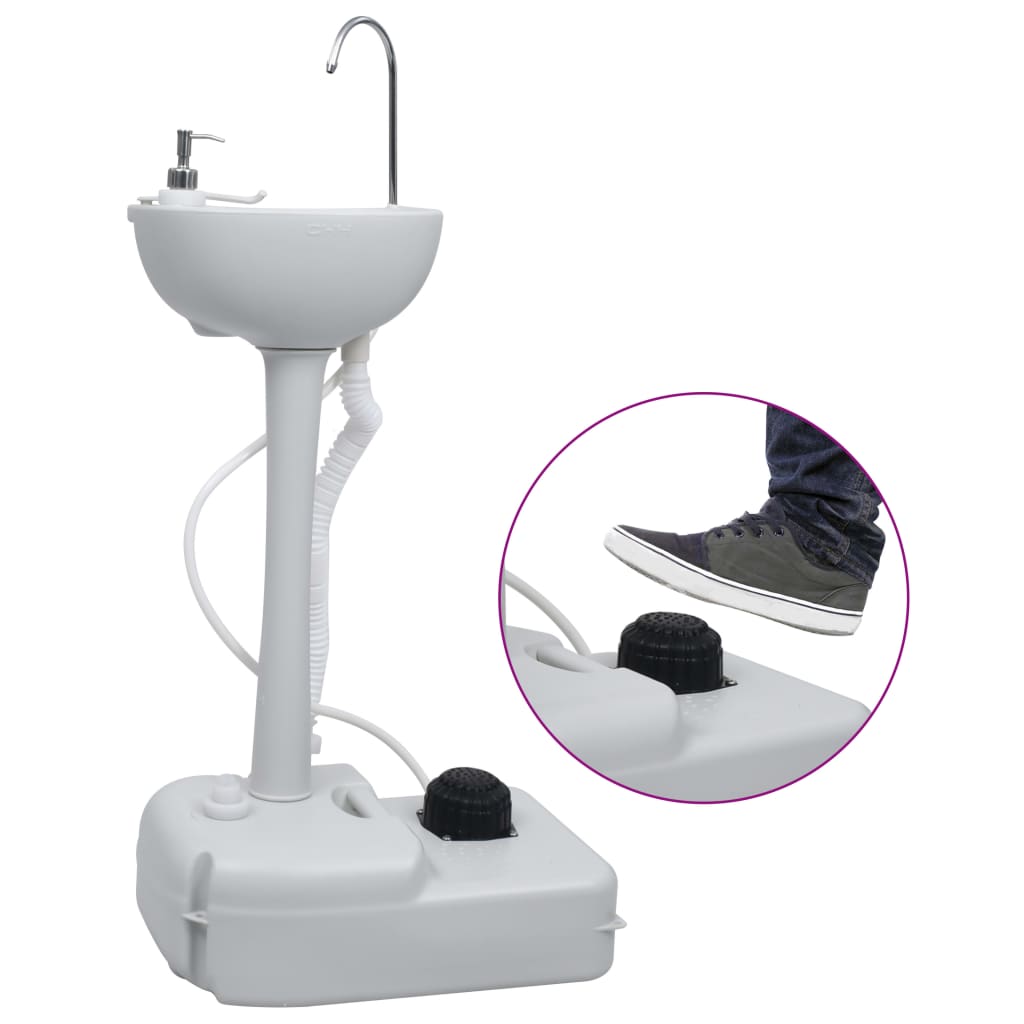 Vidaxl Camping Wax and Water Tank Set portable