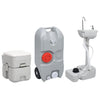 Vidaxl Camping Toilet et lavabo avec réservoir d'eau