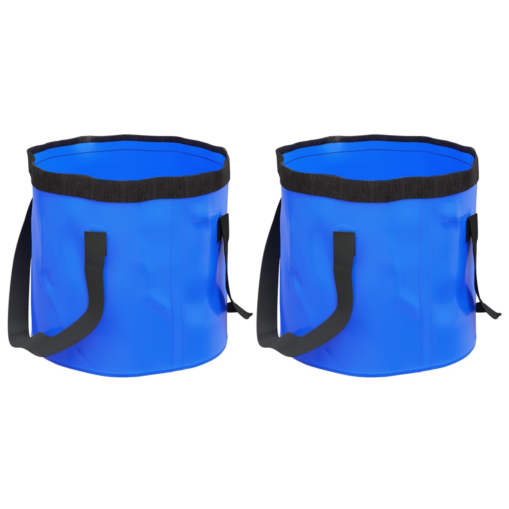 Vidaxl Emmers 2 PCS pliant 20 L PVC bleu