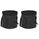 Vidaxl Emmers 2 PCS pliant 20 L PVC noir