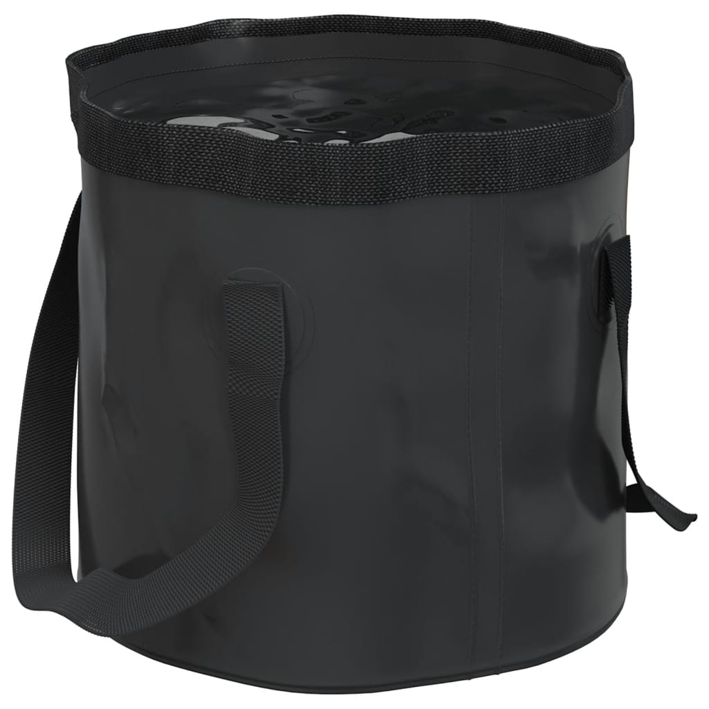 Vidaxl Emmers 2 PCS pliant 20 L PVC noir