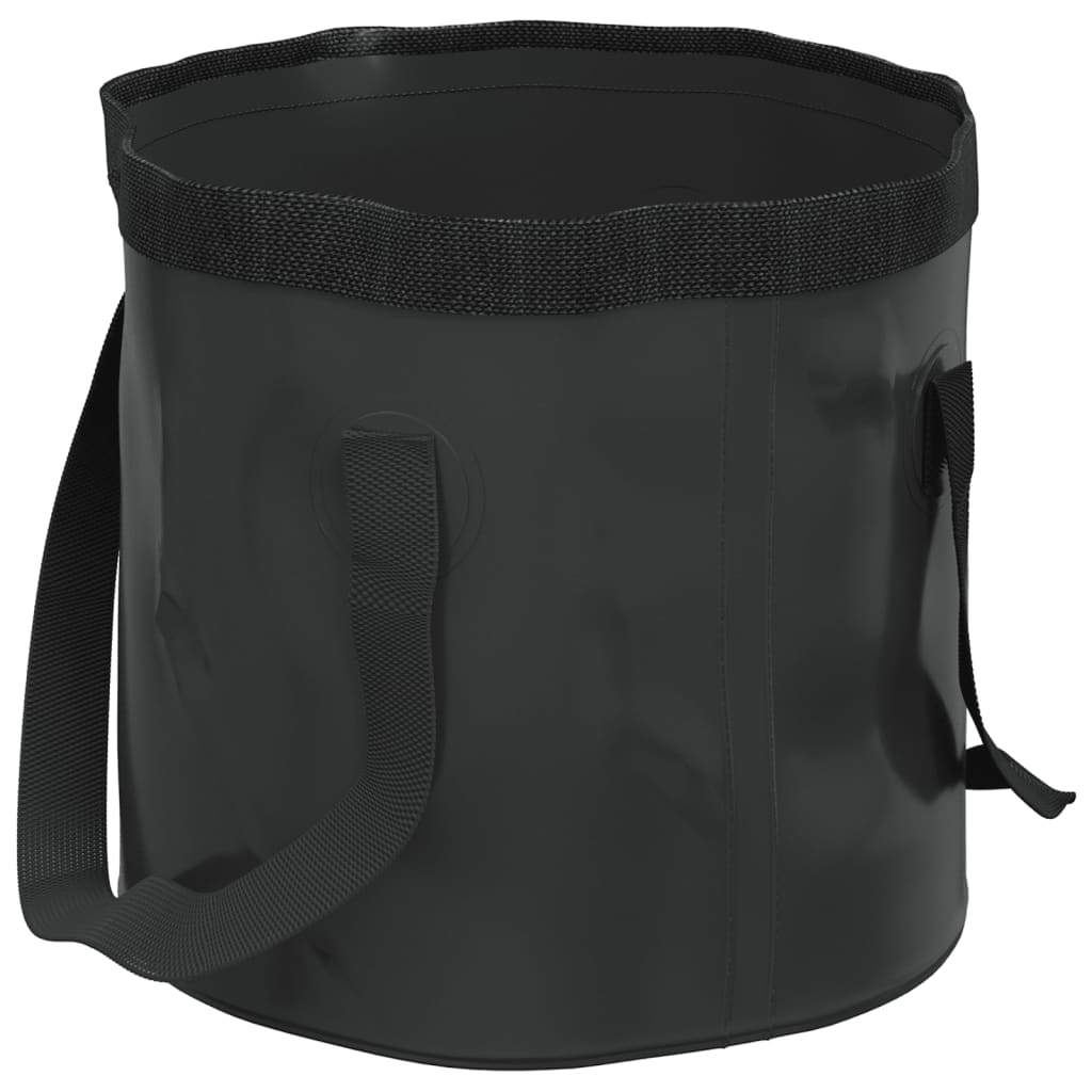 Vidaxl Emmers 2 PCS pliant 20 L PVC noir