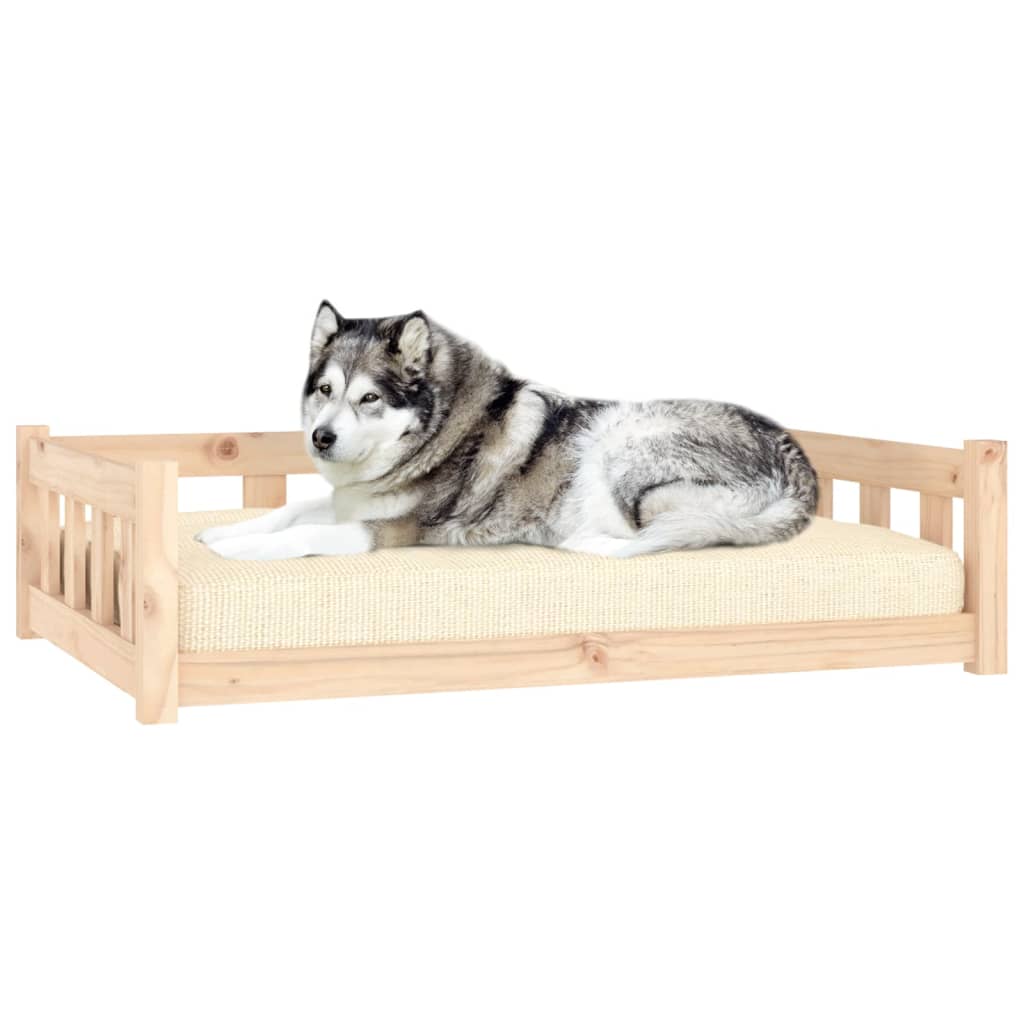 Vidaxl Dog Basket 105.5x75.5x28 cm Pine solide