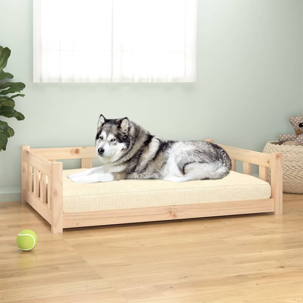 Vidaxl Dog Basket 105.5x75.5x28 cm Pine solide