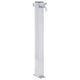 Vidaxl Colmn Colonne carré 40 cm en acier inoxydable