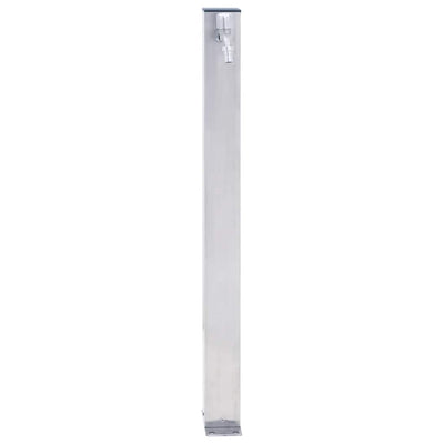 Vidaxl Colonne Colonne carrée 60 cm en acier inoxydable