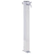 Vidaxl Colonne Colonne carrée 100 cm en acier inoxydable