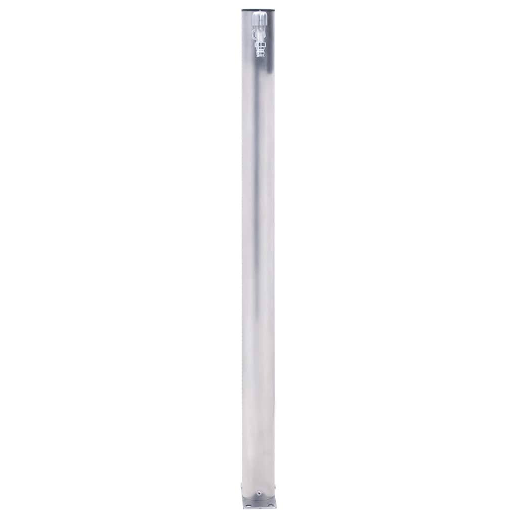 Colonne d'eau vidaxl autour de 40 cm en acier inoxydable