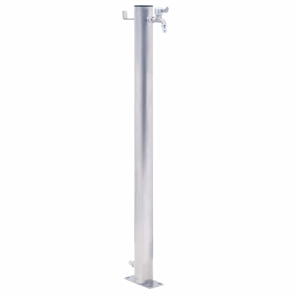 Colonne d'eau vidaxl autour de 60 cm en acier inoxydable