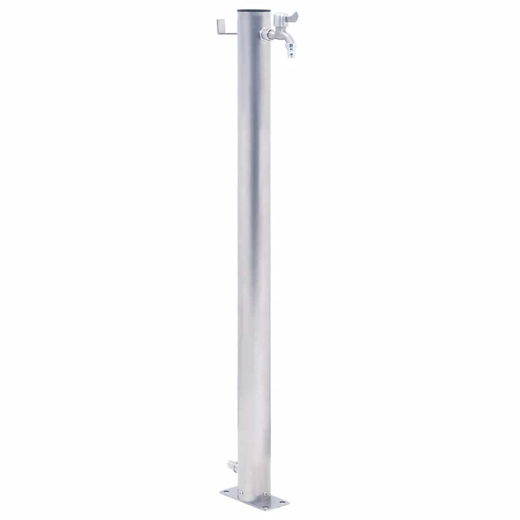 Colonne d'eau vidaxl autour de 60 cm en acier inoxydable