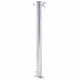 Colonne d'eau vidaxl autour de 60 cm en acier inoxydable