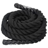 Vidaxl Battle Rope 9 m 6,8 kg Polyester noir - afbeelding 3