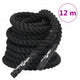 Vidaxl Battle Corde 12 m 9 kg Polyester noir