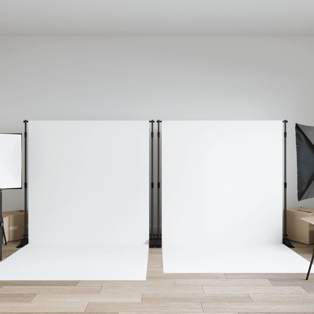 Le fond de Vidaxl comprend 2 st 254x243 cm en acier noir