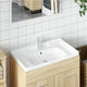 Vidaxl Washingin Rectangular 91.5x48x23 cm Céramique blanc