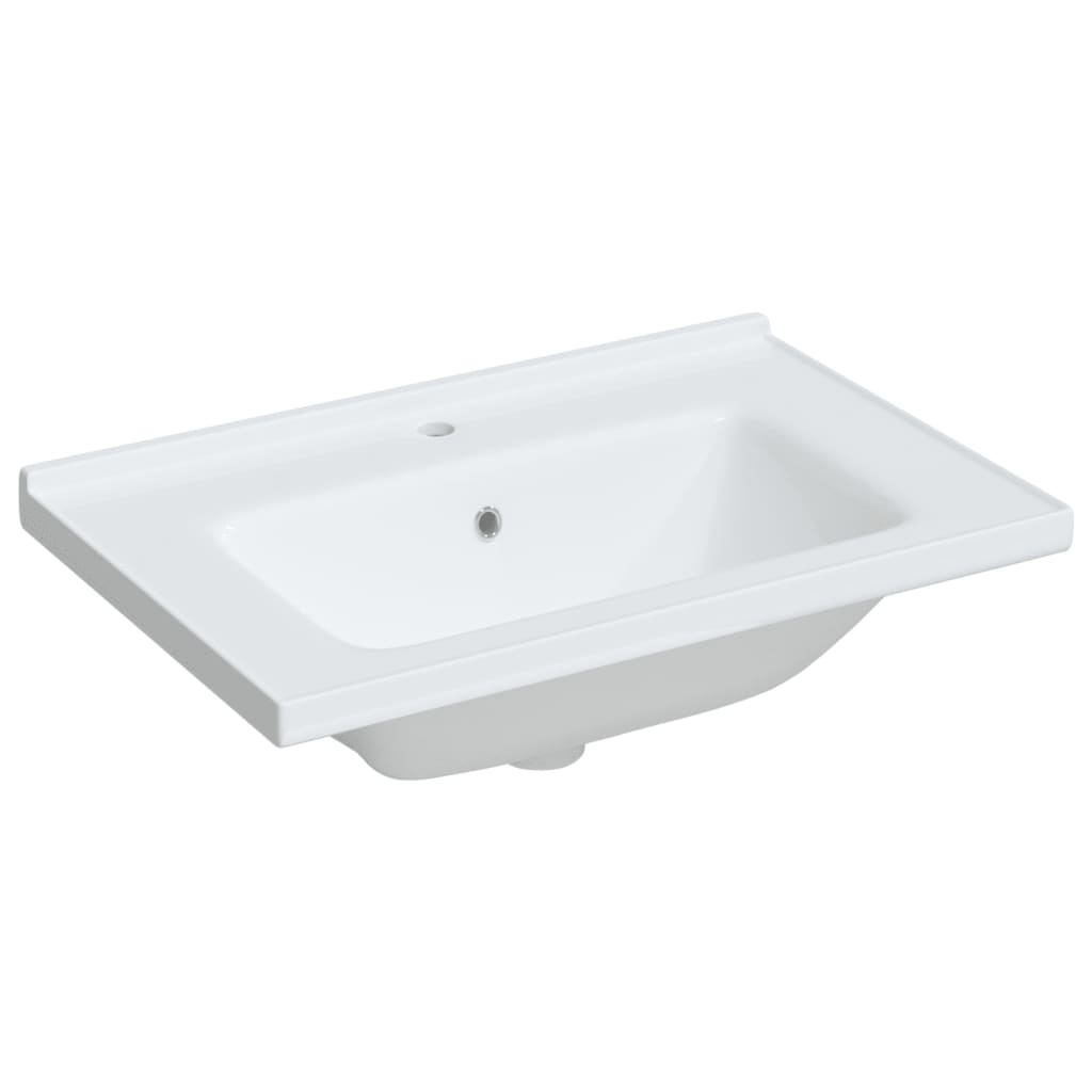 Vidaxl Washingin Rectangular 71x48x19.5 cm Céramique blanc