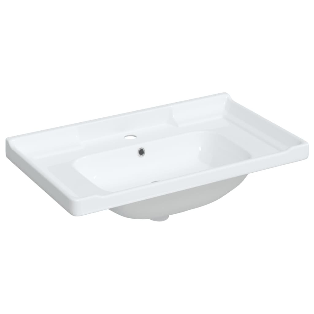 Vidaxl Washingin Rectangular 91.5x48x19.5 cm Céramique blanc