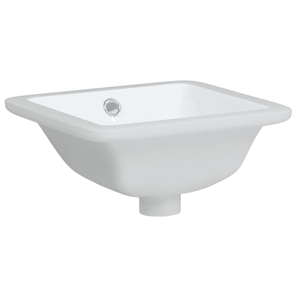Vidaxl Washingin Rectangulaire 30,5x27x14 cm Blanc en céramique