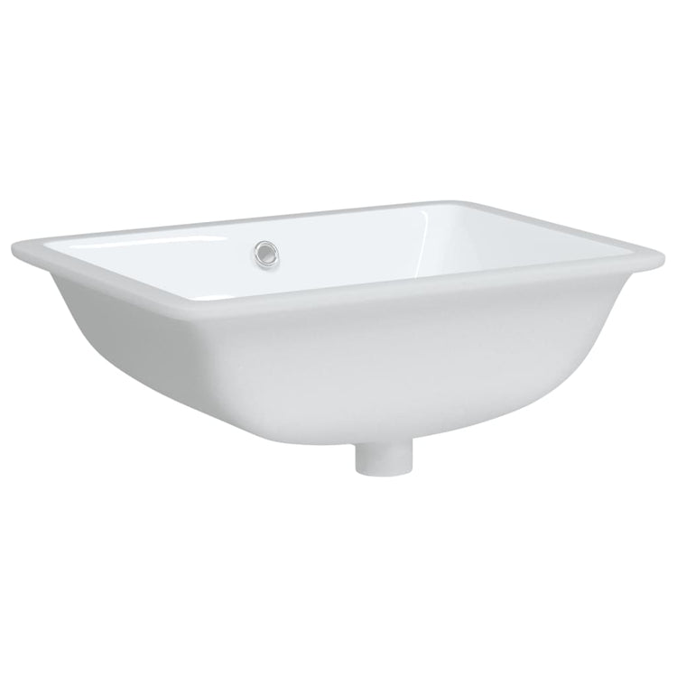 Vidaxl Washingin Rectangulaire 52x38.5x19,5 cm Blanc en céramique
