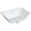 Vidaxl Washingin Rectangulaire 60x40x21 cm Céramique blanc