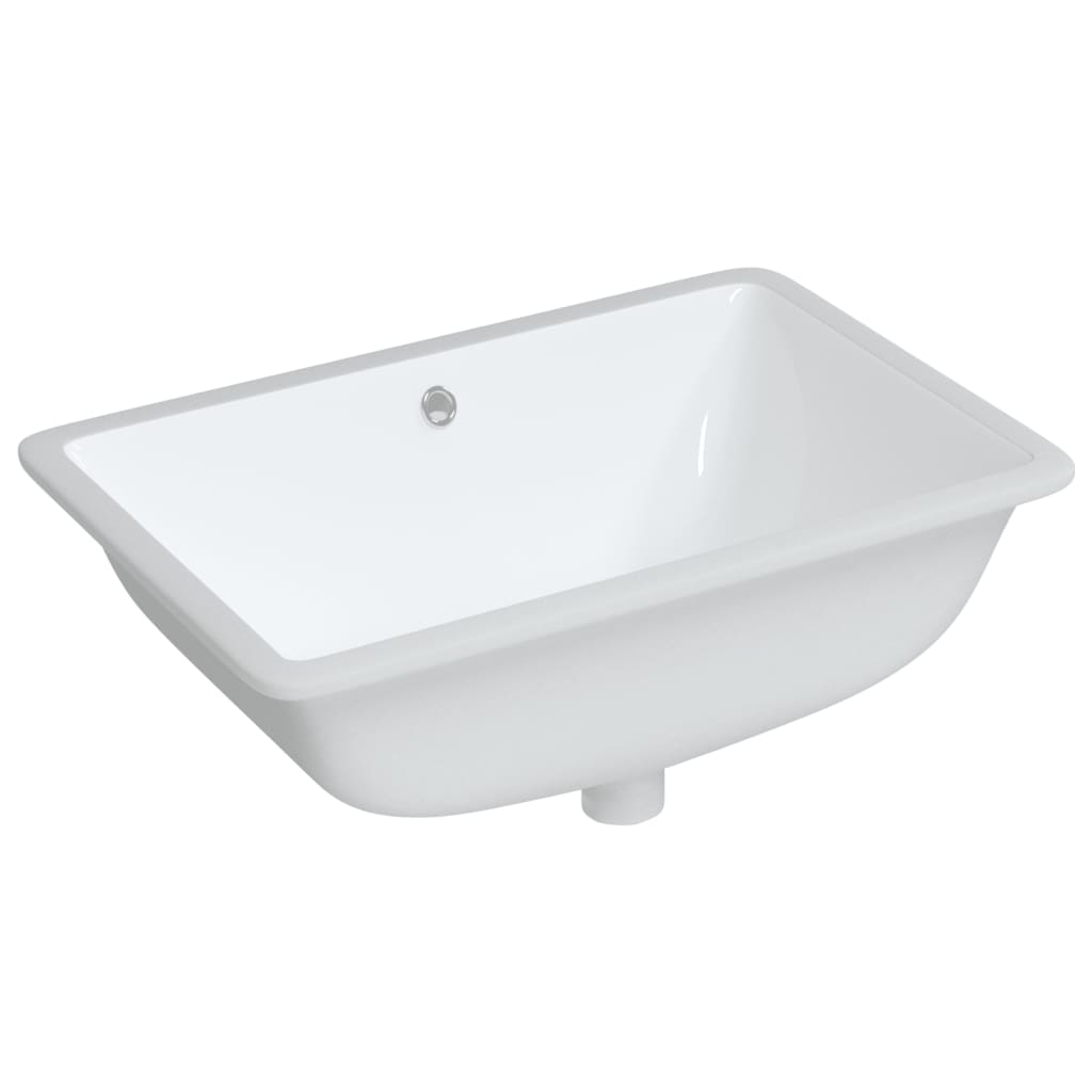 Vidaxl Washingin Rectangulaire 60x40x21 cm Céramique blanc