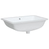 Vidaxl Washingin Rectangulaire 60x40x21 cm Céramique blanc