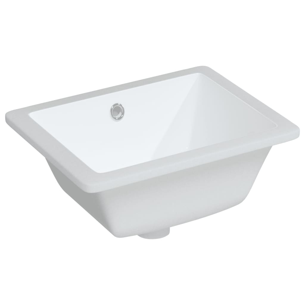 Vidaxl Washingin Rectangulaire 39x30x18,5 cm Céramique blanc