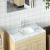 Vidaxl Washingin Rectangulaire 39x30x18,5 cm Céramique blanc