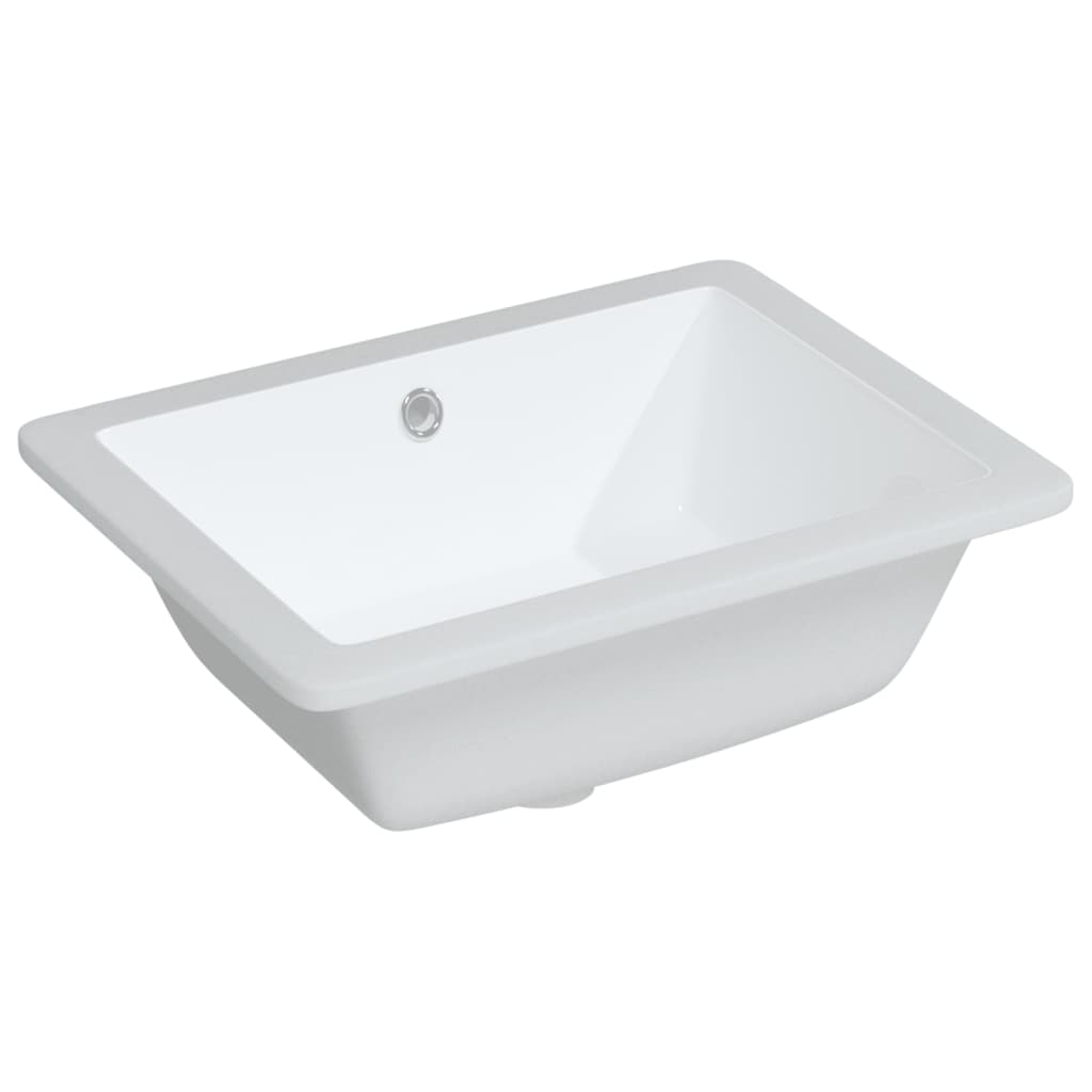 Vidaxl Washingin Rectangular 46.5x35x18 cm Céramique blanc