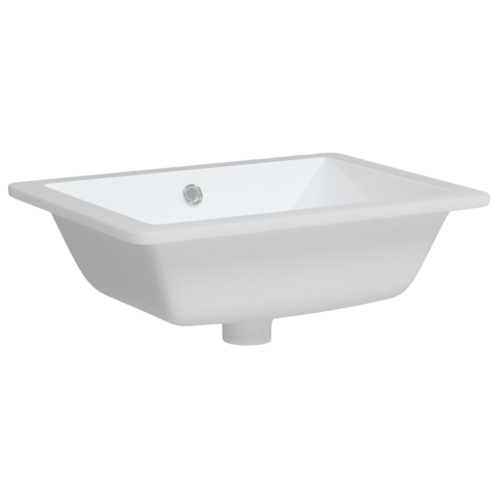 Vidaxl Washingin Rectangular 46.5x35x18 cm Céramique blanc