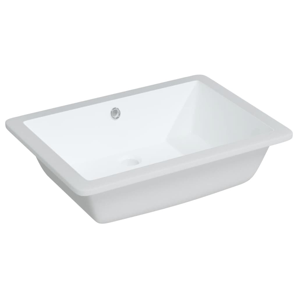 Vidaxl Washingin Rectangulaire 55,5x40x18.5 cm Céramique blanc