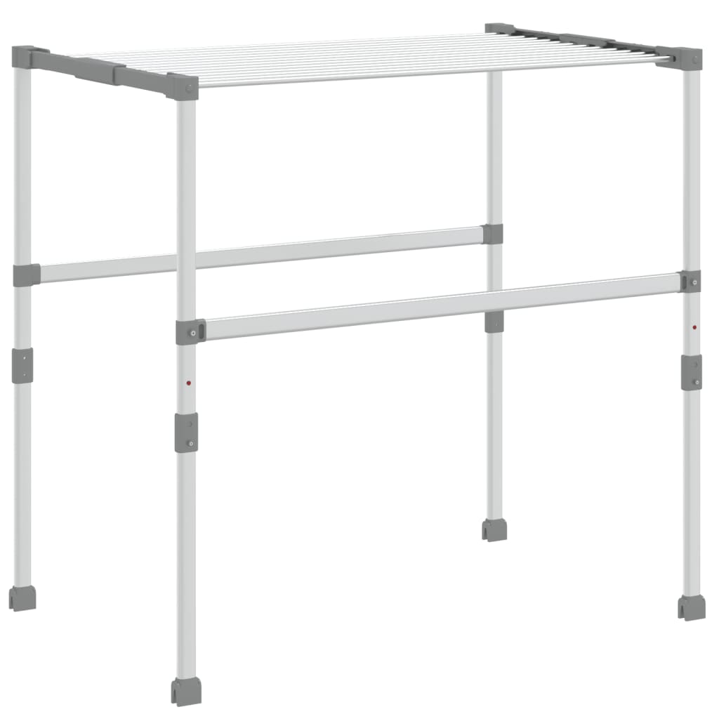 VidaXL étendoir 83x(50-55)x(40-85) cm aluminium