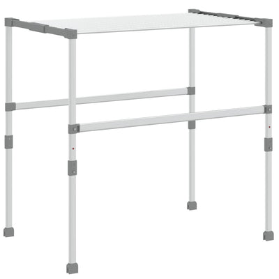 VidaXL étendoir 83x(50-55)x(40-85) cm aluminium