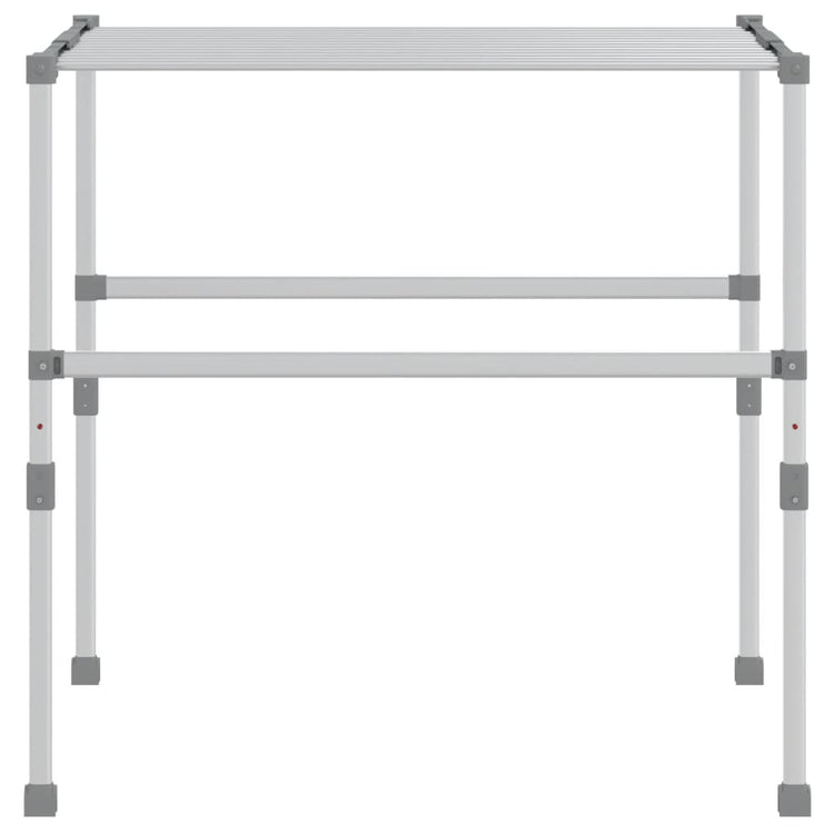 VidaXL étendoir 83x(50-55)x(40-85) cm aluminium