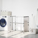 VidaXL étendoir 83x(50-55)x(40-85) cm aluminium