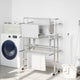 Rack de séchage Vidaxl avec roues 89x64x129 cm en aluminium