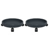 Vidaxx chariots à plantes 2 pcs avec roues ø34 cm 35 kg gris