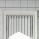 Rails de rideaux Vidaxl 2 pcs 40-60 cm en aluminium blanc et argent de couleur
