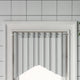 Rails de rideaux Vidaxl 2 pcs 60-105 cm en aluminium blanc et argent de couleur