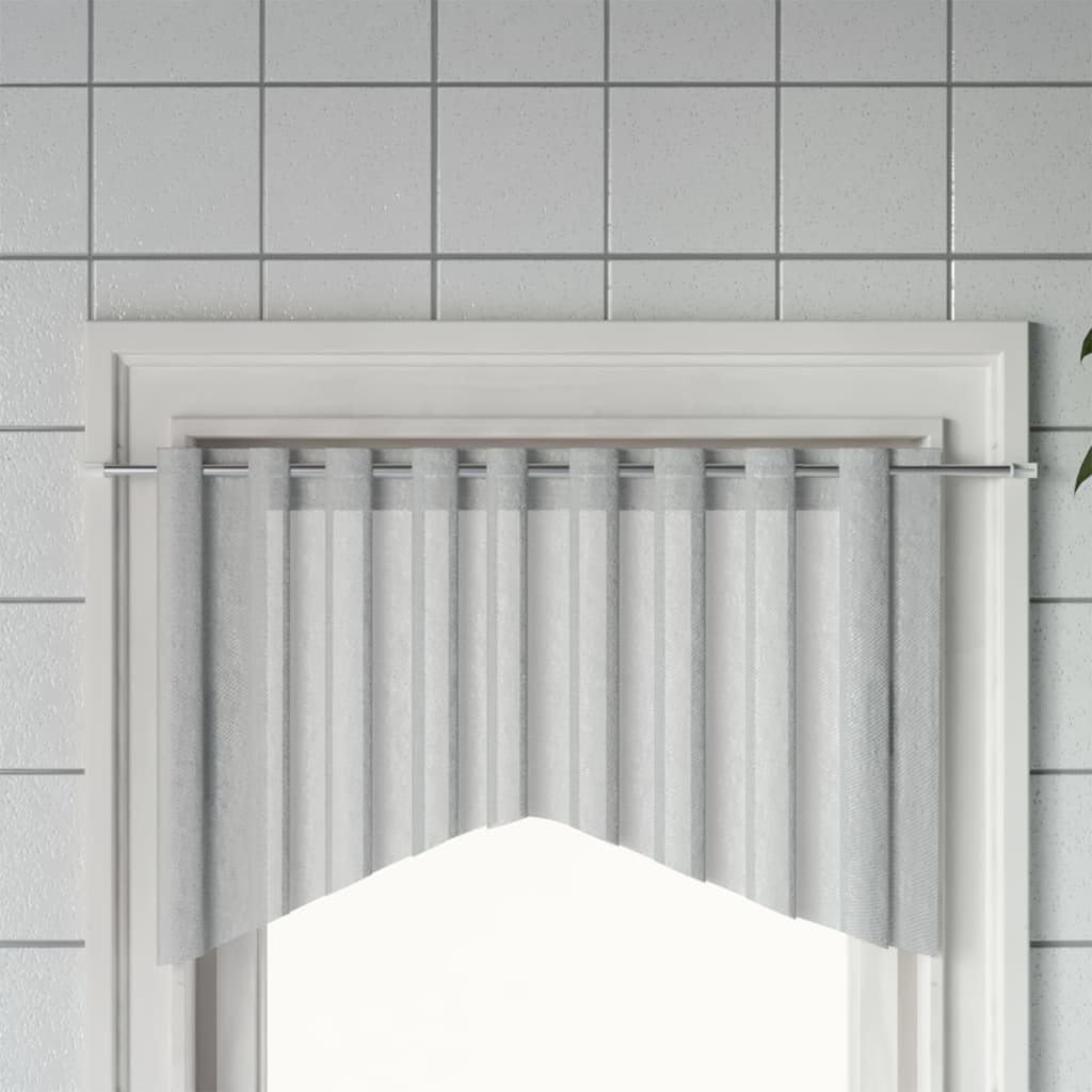 Rails de rideaux Vidaxl 2 PCS 90-130 cm Aluminium blanc et argent de couleur