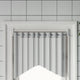 Rails de rideaux Vidaxl 2 pcs 60-105 cm en aluminium blanc et argent de couleur