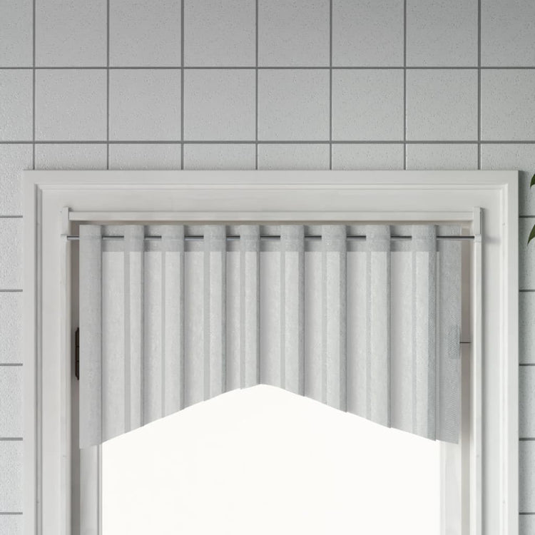 Rails de rideaux Vidaxl 2 pcs 90-135 cm en aluminium blanc et argent de couleur